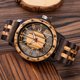 thumbnail image 2 of Reloj de Cuarzo Redondo Vintage de Madera de Cebra para Hombre - Reloj Único de Madera Natural, Movimiento Electrónico, Estilo Casual, Accesorio Perfecto para Ocasión Especial, 2 of 5