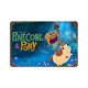 thumbnail image 1 of Piña y Pony Cartel Metálico, Decoración de Pared de Cartel Metálico Personalizado para Regalos de Fans, Amigos, Familia y Amantes 30*40cm, 1 of 6