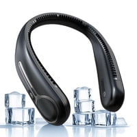 Ventilador De Cuello Portátil Kinhowly, 6000 Mah, Negro