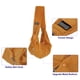 thumbnail image 3 of Uxcell Transportín de Bandolera para Mascotas para Perros y Gatos Pequeños de Hasta 16.5 Libras, Transportín de Bandolera Reversible Manos Libres con Bolsillo, (Marrón Claro, 1 Unidad), 3 of 6