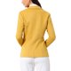 thumbnail image 3 of INSPIRE CHIC Chaqueta de Trabajo para Mujer de Imitación de Ante con Solapa, Mangas Largas, Talla XL, Amarillo, 3 of 6