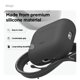 thumbnail image 4 of Funda de silicona negra para AirPods Pro 3 de elago con mosquetón, 4 of 9