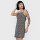 thumbnail image 3 of Vestido Mujer Corto Amarra Laterales Print Negro Corona, 3 of 5