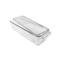 Genérico - Organizador Contenedor Apilable Para Heladera Acrílico