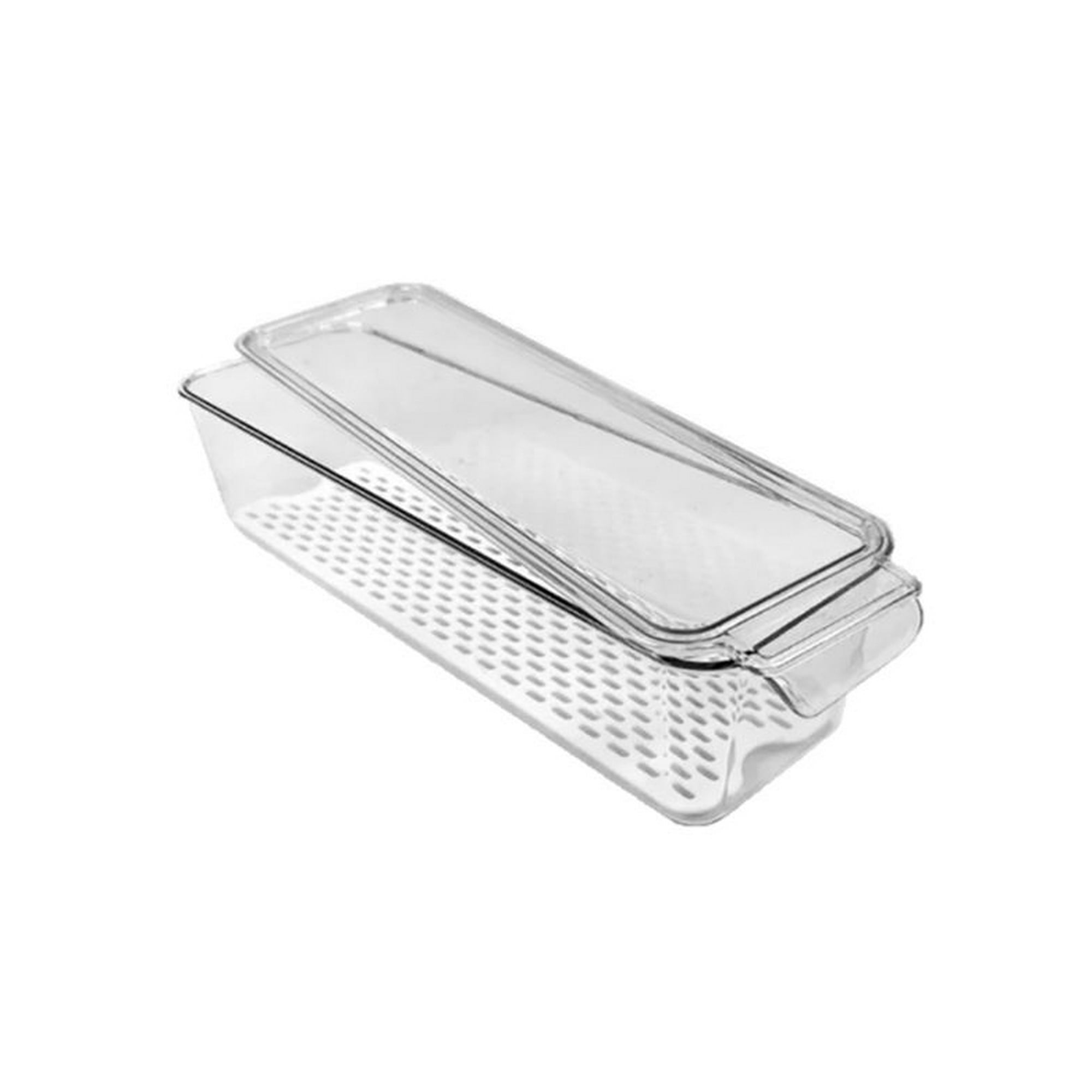 Genérico - Organizador Contenedor Apilable Para Heladera Acrílico