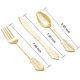 thumbnail image 3 of Cubertería desechable BuCla Gold Plastic 600 piezas, 3 of 5