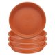 thumbnail image 1 of Uxcell 4pcs Platillo de Plástico para Plantas 5.2" Redondo Bandeja de Goteo Platillo para Maceta, Rojo Cerámica, 1 of 7