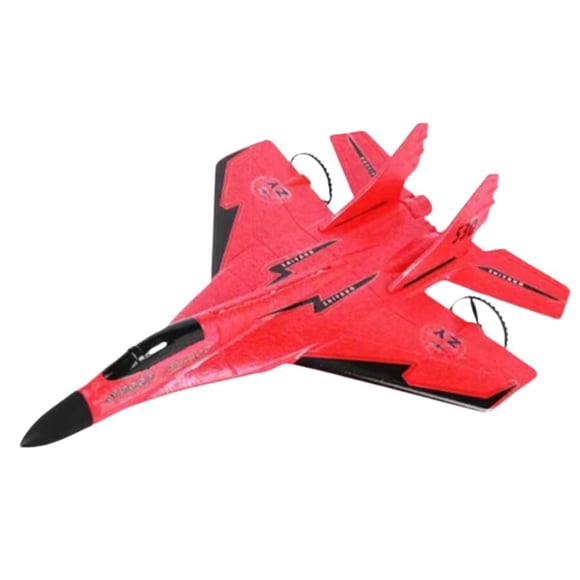 Avión Planeador Acrobático Teledirigido Control Remoto Rojo