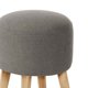 thumbnail image 2 of Pouf Nantes Lino Gris Oscuro, 2 of 3