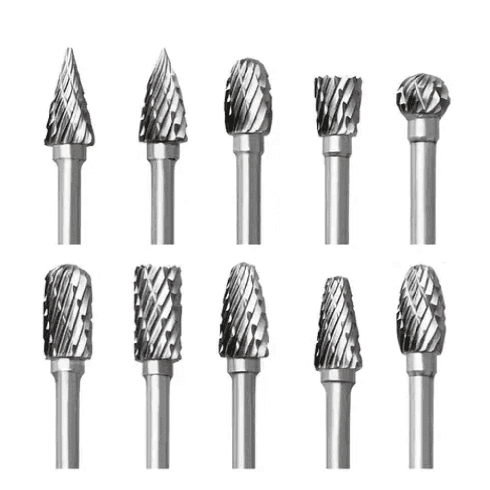set 10 Fresas Rotativas Belug Para Metal, Taladro Y Dremel, Lima