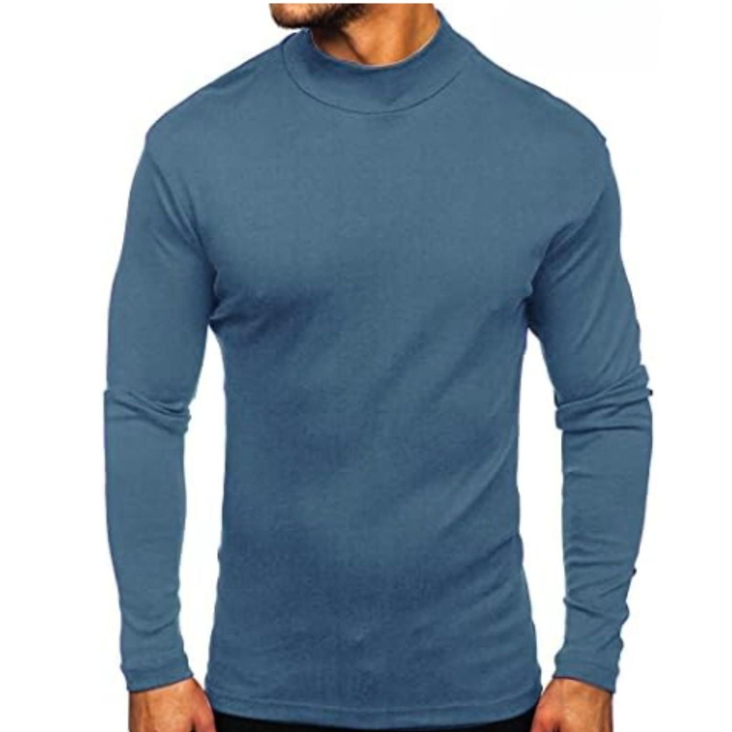 Likeshop - Camiseta Hombre Manga Larga Cuello Beatle Fibra Bambu 3610