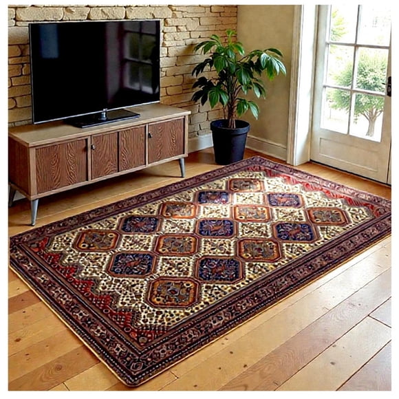 Alfombra Living Grande Estampada 150x200 cm Bodrum
