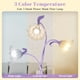 thumbnail image 2 of Lámpara de pie Larnix flexible con cuello de ganso, 3 temperaturas de color, morada, 2 of 7