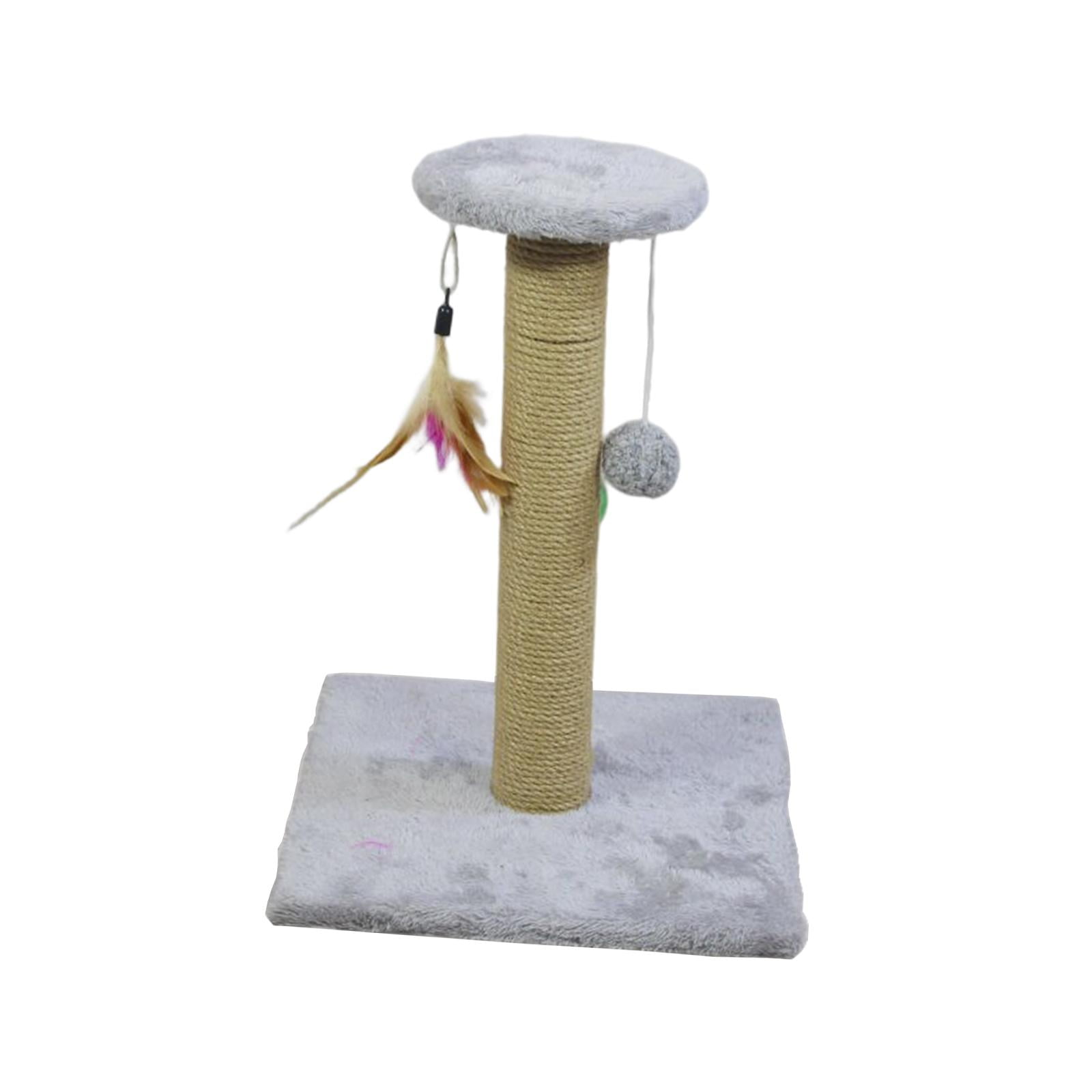 Rascador Para Gatos Poste Para Rascar Regalo Durable Para Gatitos Suministros Cuadrado Gris