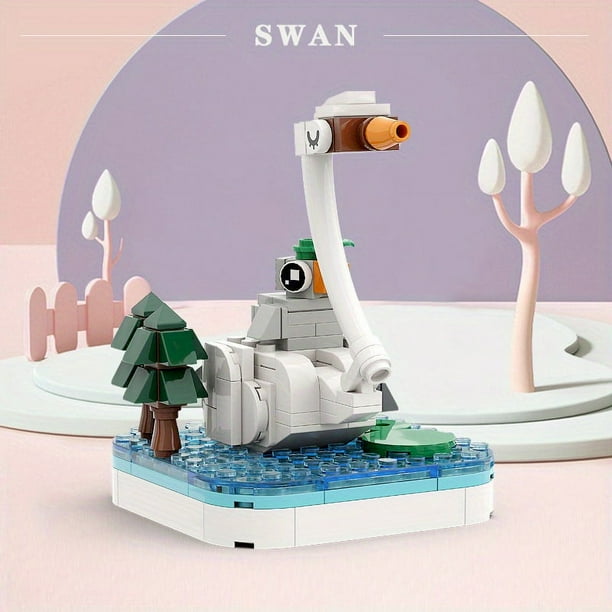 200pcs Animal Series Bird Science And Educational Toy Building Block Model Decoration Gifts For Friends And Family