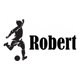 thumbnail image 1 of Decomural Personalised Name Footballer WS-51258, 1 of 2