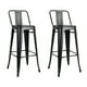 thumbnail image 1 of Set De 2 Pisos De Bar Metal Tolix Negro C/respaldo, 1 of 6