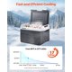 thumbnail image 3 of Refrigerador de coche VEVOR MCD25D1, 12 V, 26,4 L, refrigeración rápida, negro, 3 of 9