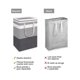 thumbnail image 3 of Cesto Grande P/ropa Sucia Y Lavandería Plegable De 75l, 2 Pz, 3 of 5