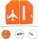thumbnail image 4 of Etiqueta de silicona para equipaje con tarjeta de identificación con nombre, perfecta para identificar rápidamente la maleta., 4 of 6