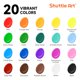 thumbnail image 2 of Shuttle Art 20 colores 250 ml lavable y no tóxico, 2 of 8