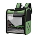 thumbnail image 3 of Mochila de viaje para pájaros, jaula de viaje para pájaros con percha de pie, bolsa de visita ligera para veterinario para cacatúa, mochila para loros verde, 3 of 5