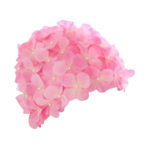 Ioensy - Gorro De Natación De Flores Gorro De Natación De Moda Para Todos Los Niveles De Natación Regalo De Vacaciones Rosa