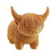 thumbnail image 1 of Estatuilla De Vaca Mini Souvenirs Regalo Adorno Artesanal Para Gabinete De Chimenea De Oficina L Marrón, 1 of 5