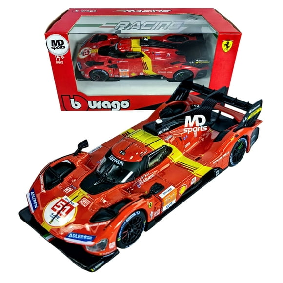 Auto Ferrari 499p WEC 24H LeMans 2023 Caja Normal 1:43