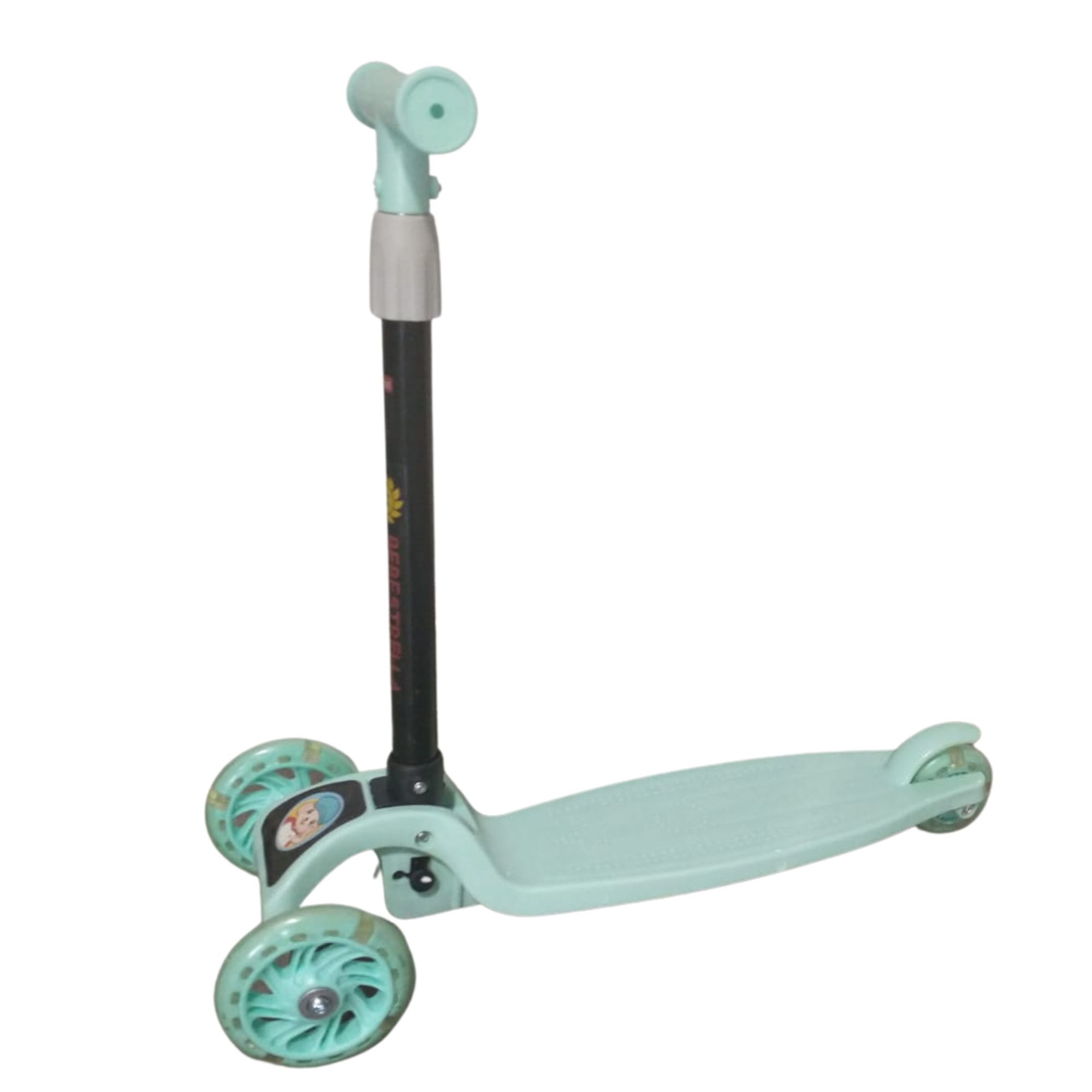 Velazio - Scooter Monopatin 3 Ruedas Led Plegable Altura Ajustable