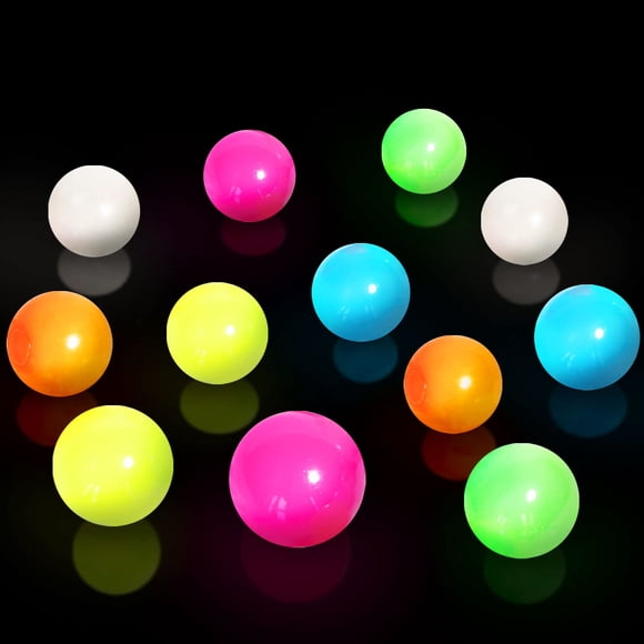 Bolas adhesivas para techo QETRABONE que brillan en la oscuridad (12 unidades)