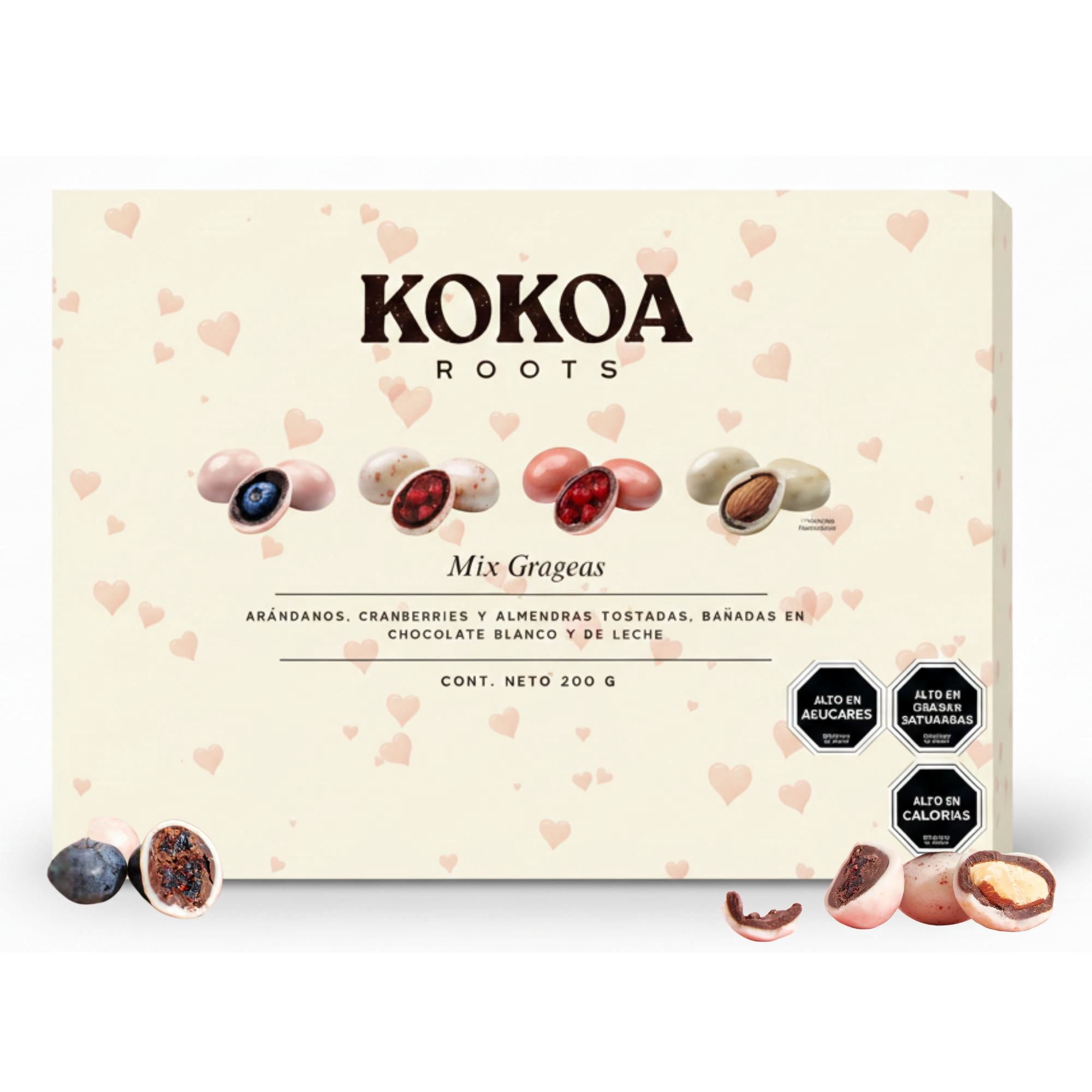 Chocolate Mix Grageadas 200 g Kokoa Roots