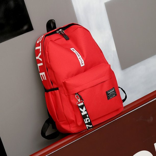 2024 Large-capacity Student School Bag Casual Solid Color Backpack Material Oxford Men New Backpack Multi-functional Simple Bag