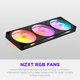 thumbnail image 2 of Ventilador NZXT F360 RGB 360 mm PWM Negro, 2 of 8