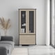 thumbnail image 3 of Vitrina 2 Puertas 2 Cajones 164,8 x 80 x 35,3 Cm Beige Y Negro, 3 of 8