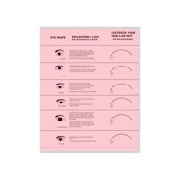 Ioensy - Practicar Pestañas Libro De Pestañas Profesional Entrenamiento De Pestañas Ejercicio Niñas Mujeres Rosa