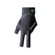 thumbnail image 2 of Guantes De Tres Dedos Mano Izquierda Antideslizante Elástico Pool Cue Mitts Negro Azul, 2 of 3