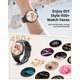 thumbnail image 4 of Reloj inteligente Hwagol M6 redondo de 1,39 pulgadas para hombres y mujeres, 4 of 7