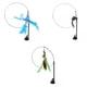 thumbnail image 2 of 3x Juguete Interactivo De Plumas Para Mascotas Varita Teaser Interior Divertido Palo Para Gato Juguetes, 2 of 4