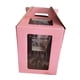 thumbnail image 4 of Caja Para Tartas Alta Caja Para Tartas Escalonada Multiusos Para Cumpleaños Fiestas De Aniversario Rosa 30cmx30cmx35cm, 4 of 6