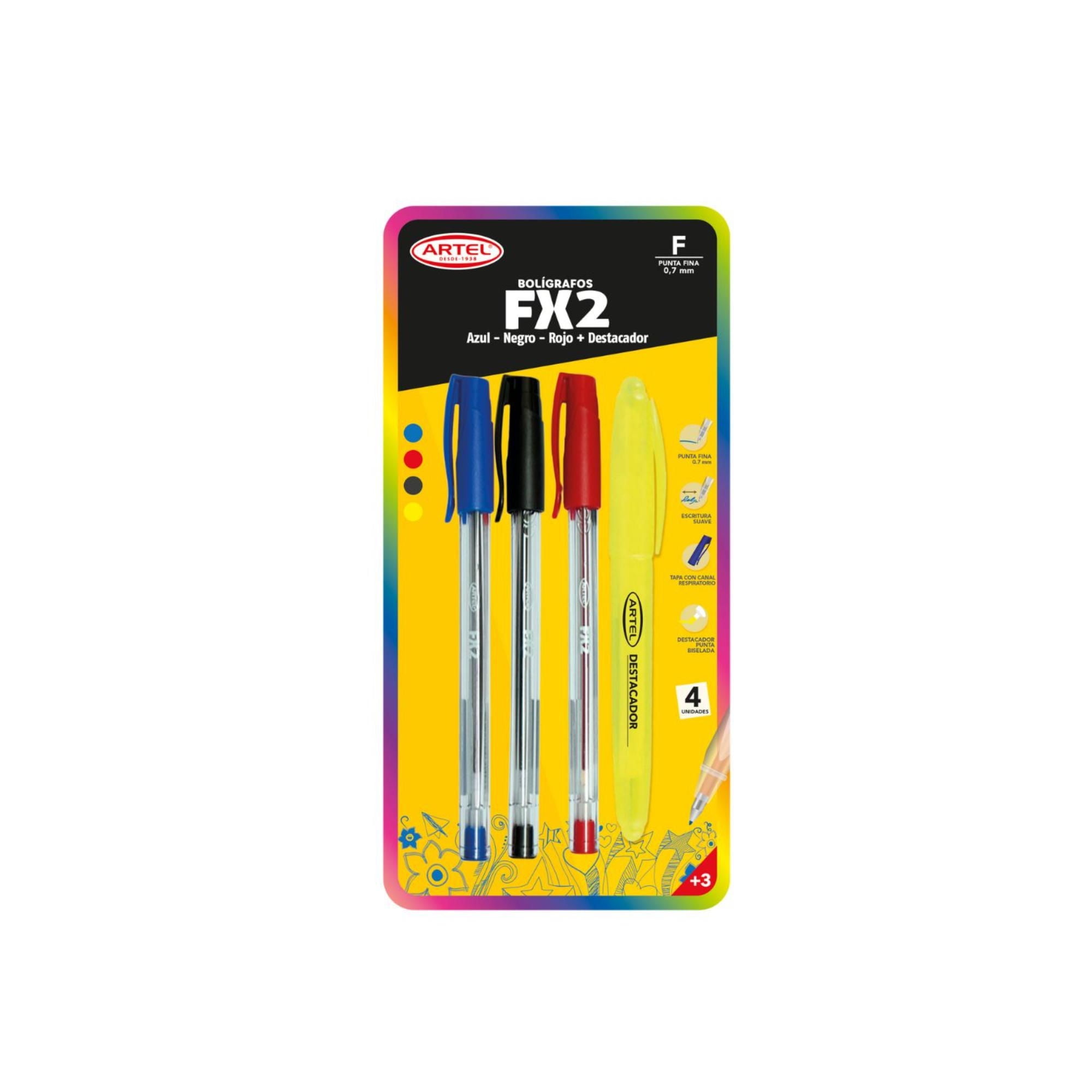 Artel Bl. Bol. Punta Fina X3 Rj.Ng.Az+ Destaca
