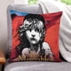 thumbnail image 1 of Los Miserables Fundas de almohada de terciopelo con tema, regalos de funda de almohada, decoración para el hogar, cojín de lanzar, regalo de cumpleaños para fans y parejas.30*30cm., 1 of 6