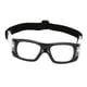 thumbnail image 2 of Gafas deportivas ligeras de baloncesto antivaho para deportes de regate Negro, 2 of 5