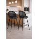 thumbnail image 2 of Pack 2 Taburete Bar Antique Pu Black - Beige, 2 of 2