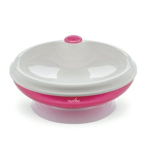Nuvita - Plato Con Tapa Para Microonda Rosado Pppl0026