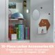 thumbnail image 2 of Estante LockerMate 30 cm Rosa/Floral - Kit de 10 piezas, 2 of 7