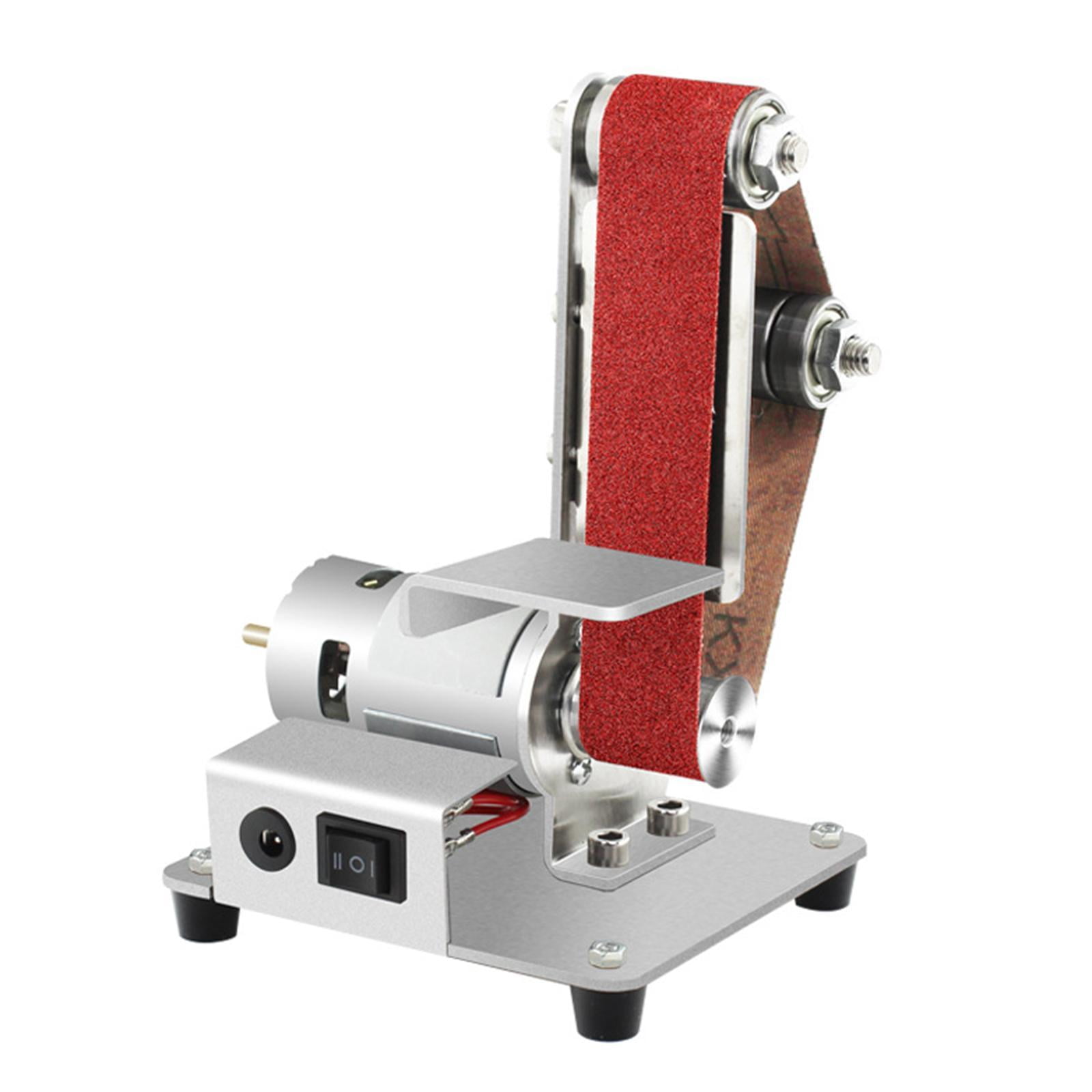 Magideal - Mini Lijadora De Banda, Amoladora De Banco, Lijadora, Afiladora De Cuchillos Eléctrica Compacta, Amoladora De Cuchillos Para La Fabricación De Cuchill