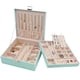 thumbnail image 1 of Organizador de joyas ProCase de 2 niveles, grande, de cuero, 1 of 7