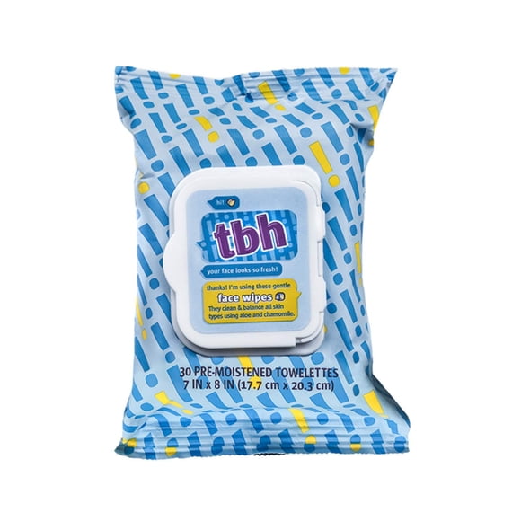 Toallitas faciales TBH Kids Gentle Daily Cleansing, paquete de 30