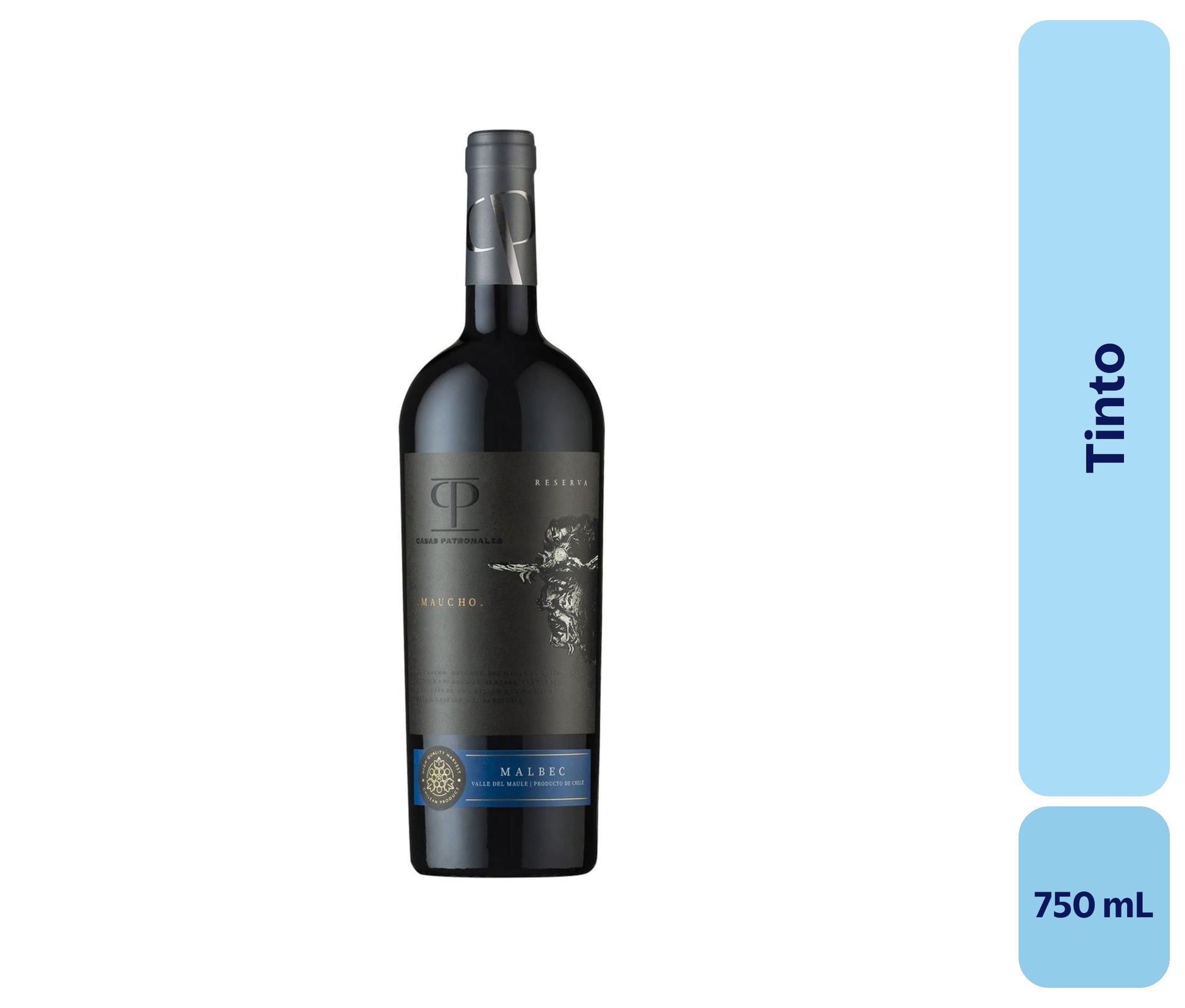 Vino Tinto Botella 750 mL Casas Patronale
